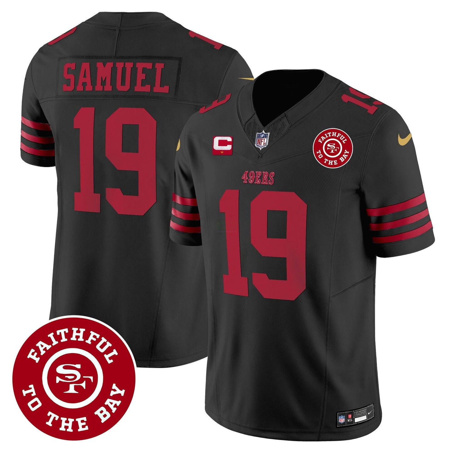 Camisa NFL Men’s Faithful To The Bay Patch Vapor Jersey