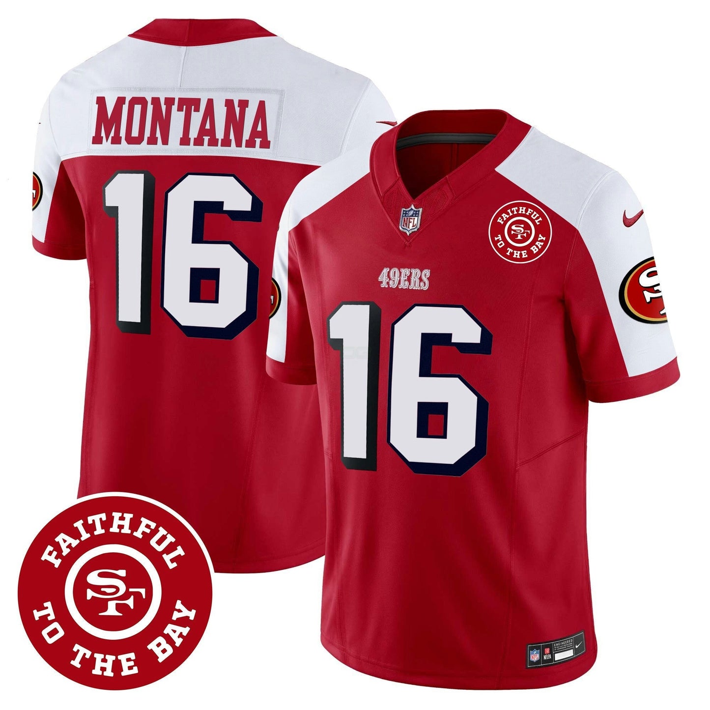 Camisa NFL Men’s Faithful To The Bay Patch Vapor Jersey V2