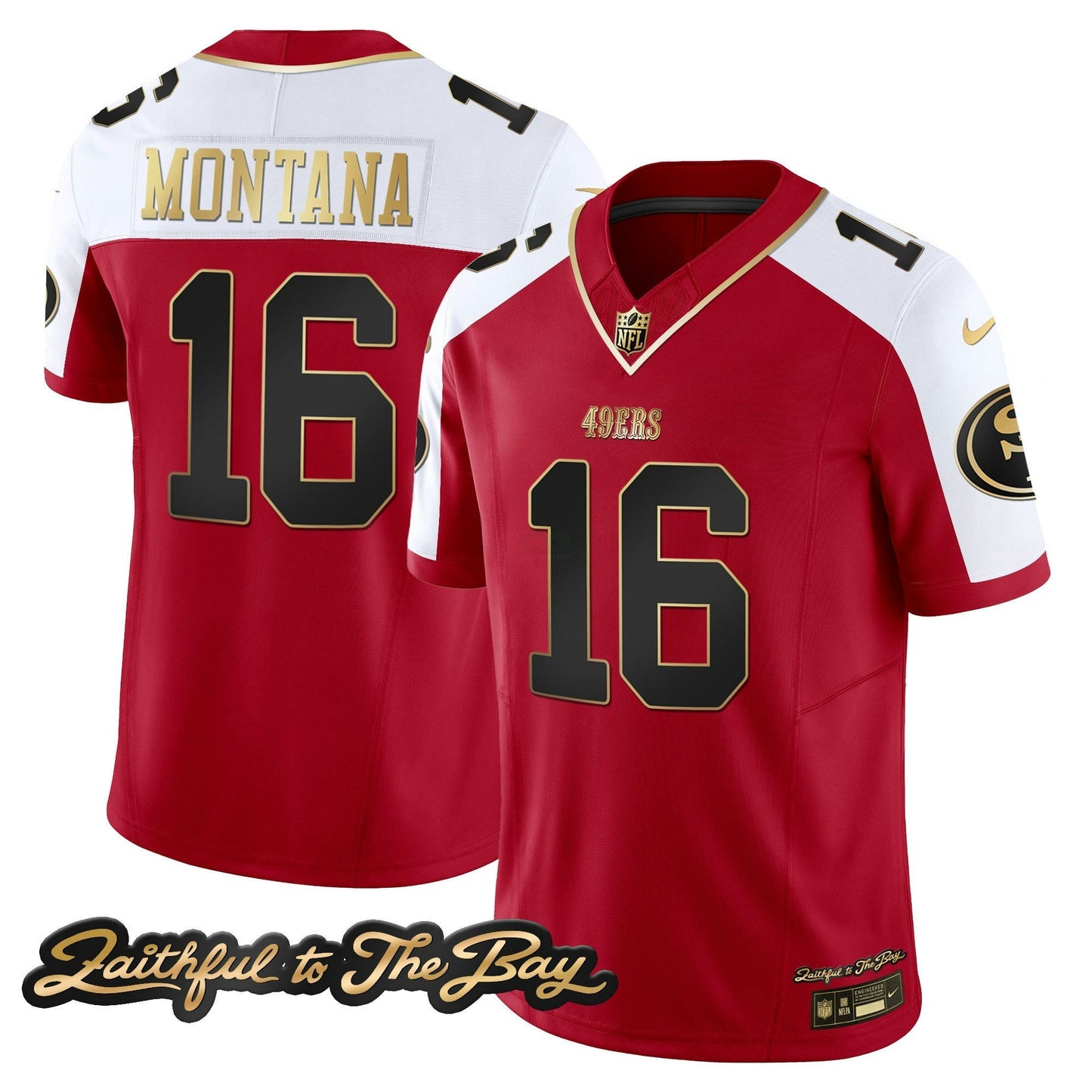 Camisa NFL Men’s Faithful To The Bay Patch Vapor Limited Jersey V3