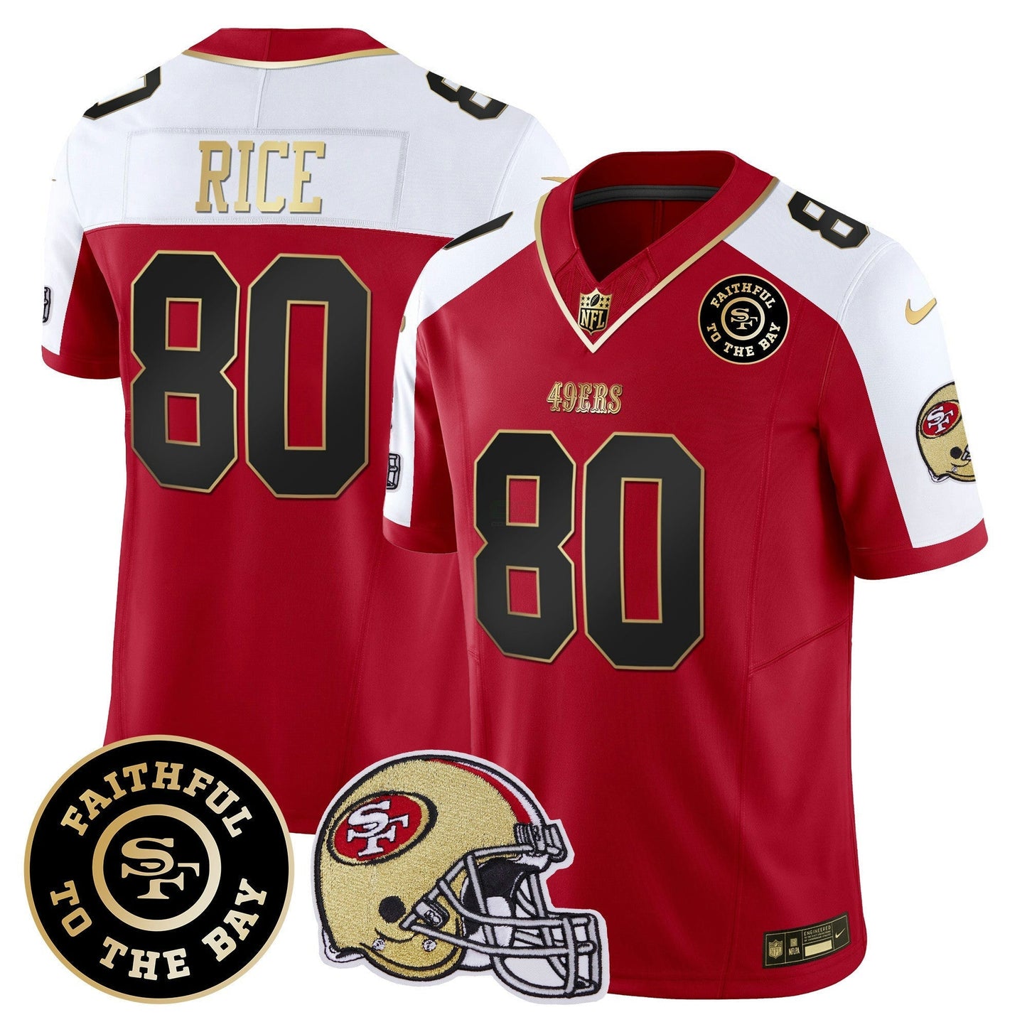Camisa NFL Men’s Faithful To The Bay Patch Vapor Limited Jersey V5