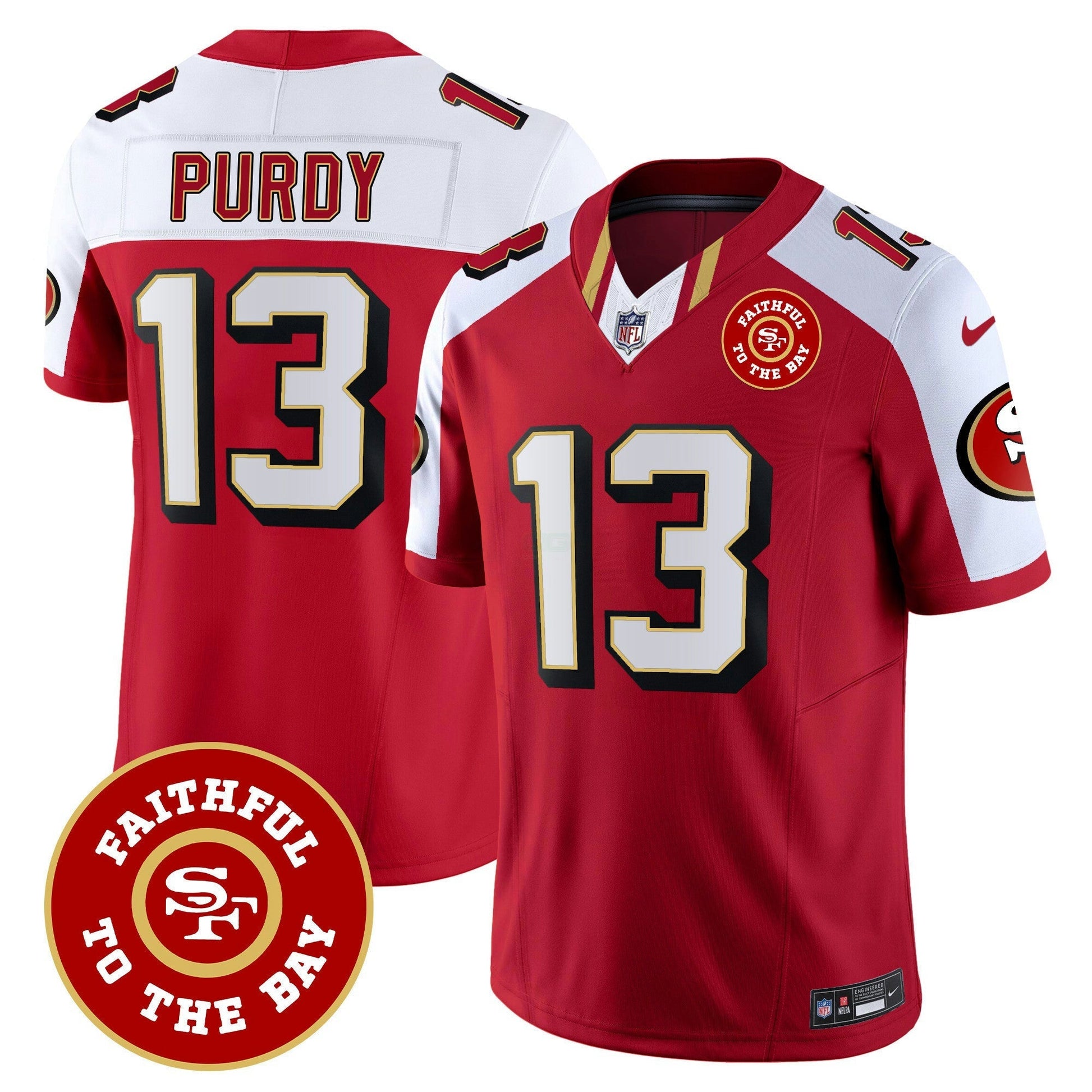 Camisa NFL Men’s Faithful To The Bay Patch Vapor Limited Jersey V9