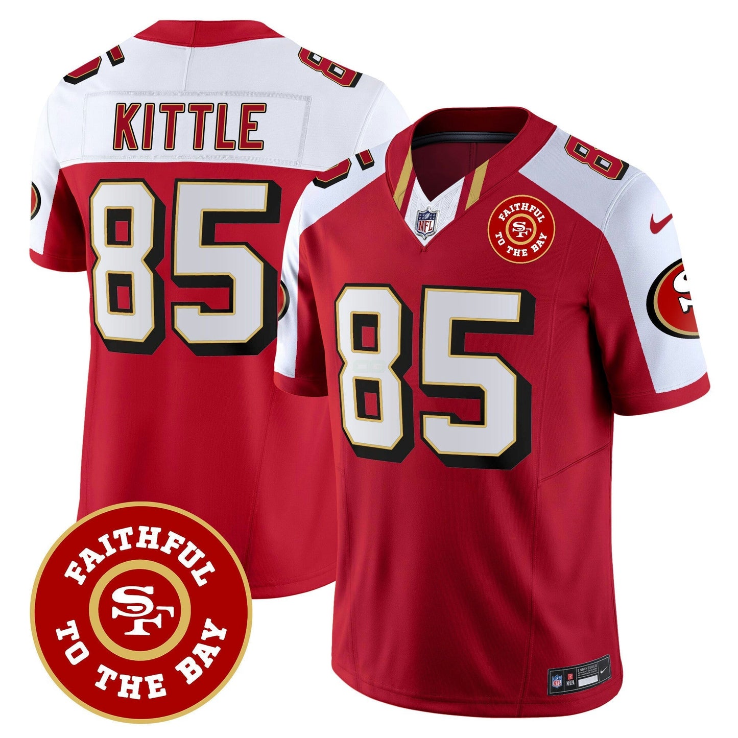 Camisa NFL Men’s Faithful To The Bay Patch Vapor Limited Jersey V9
