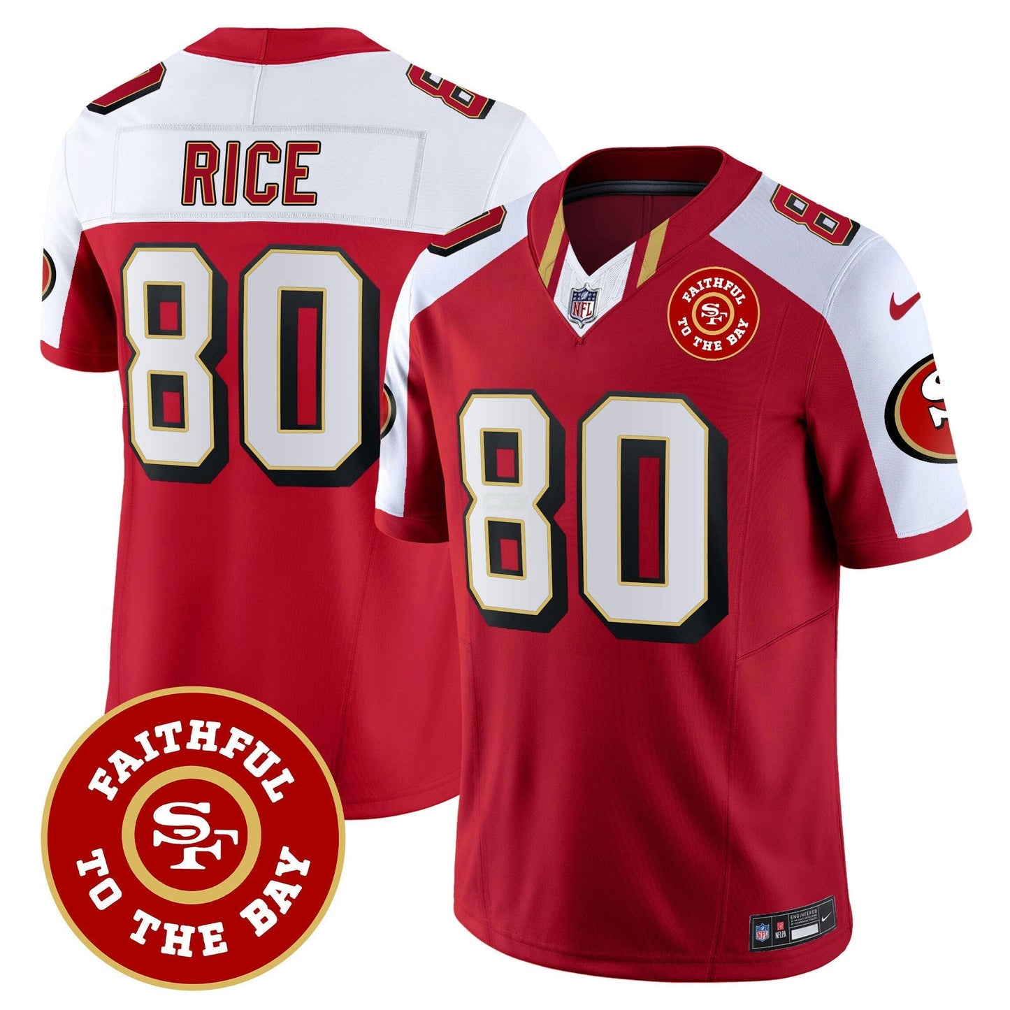 Camisa NFL Men’s Faithful To The Bay Patch Vapor Limited Jersey V9