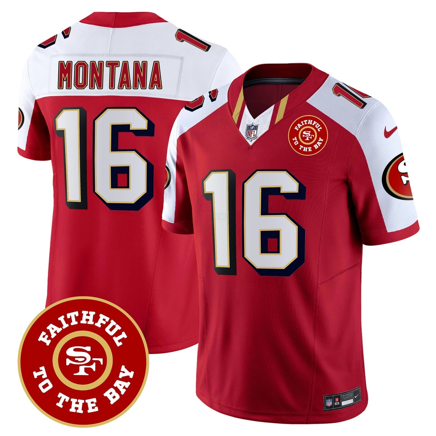 Camisa NFL Men’s Faithful To The Bay Patch Vapor Limited Jersey V9