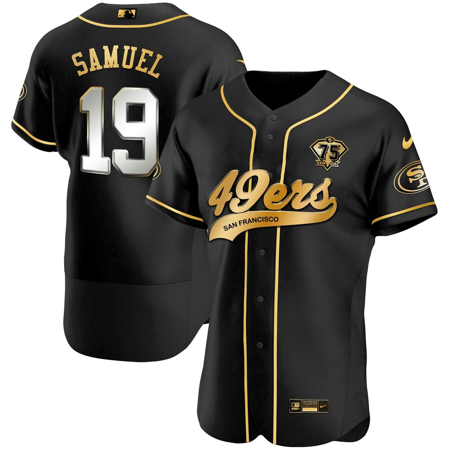 Camisa NFL Men’s Flex Base Dourada Jersey