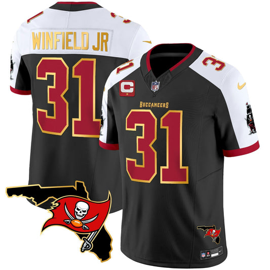Camisa NFL Men’s Florida Patch Dourada Trim Vapor Jersey