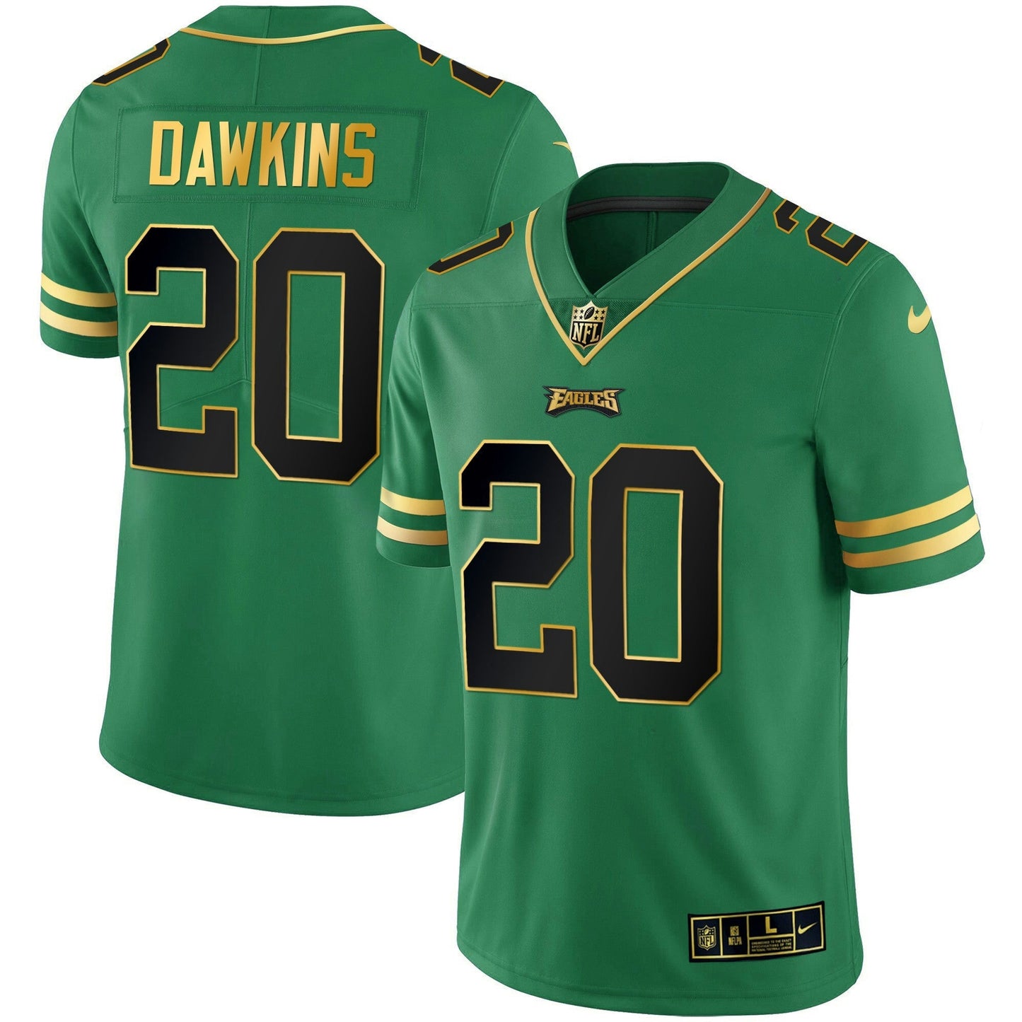 Camisa NFL Men’s Gold & Kelly Vapor Jersey V3