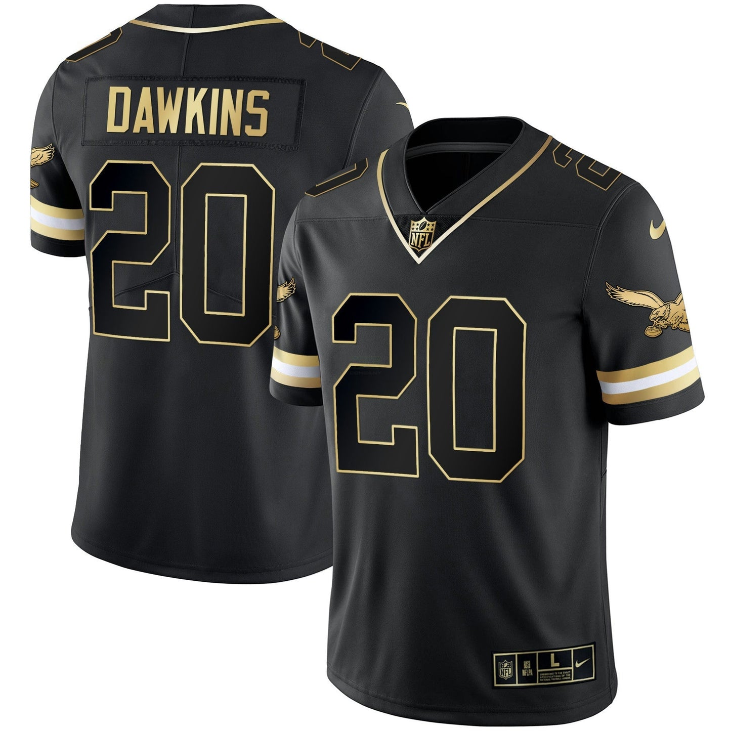 Camisa NFL Men’s Gold & Kelly Vapor Throwback Jersey