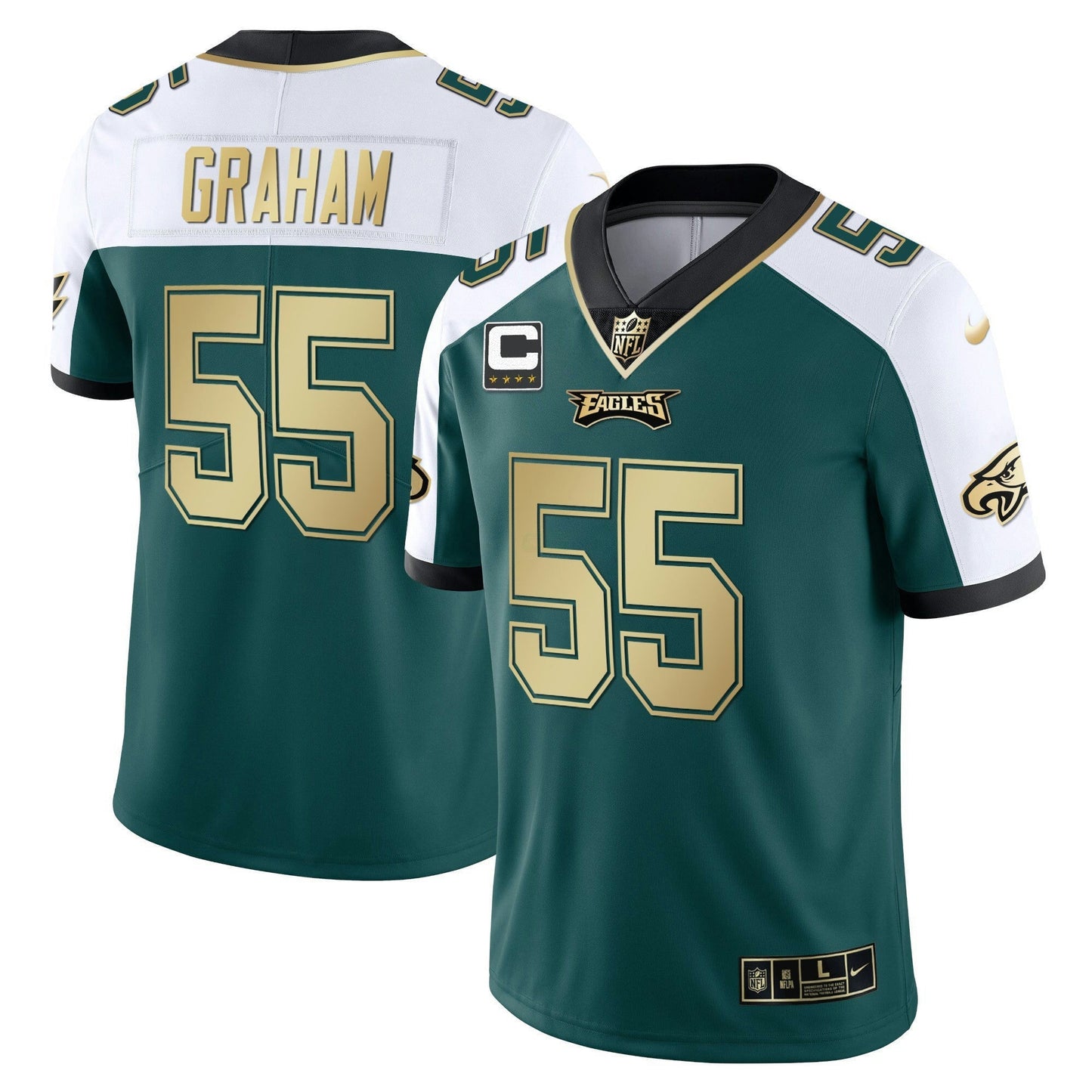 Camisa NFL Men’s Gold & Split Vapor