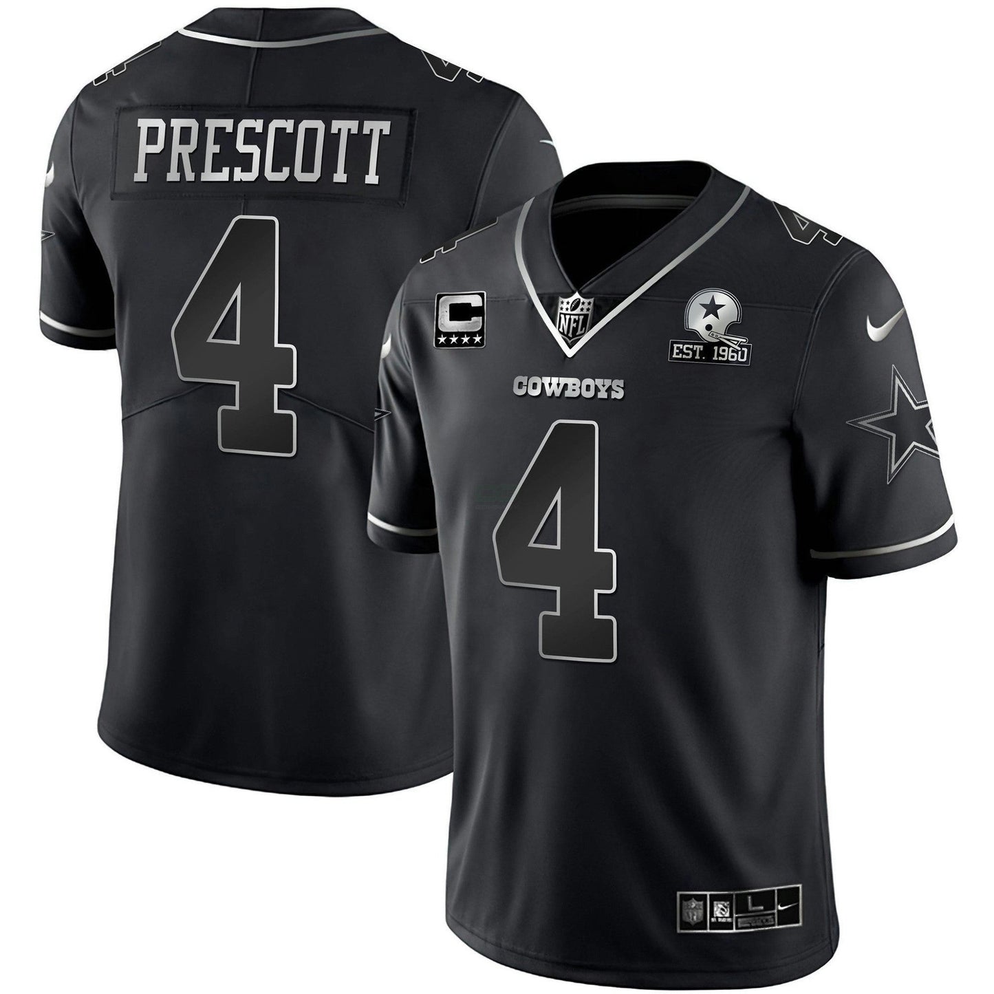 Camisa NFL Men’s Gold & Split Vapor Limited Est 1960 Patch