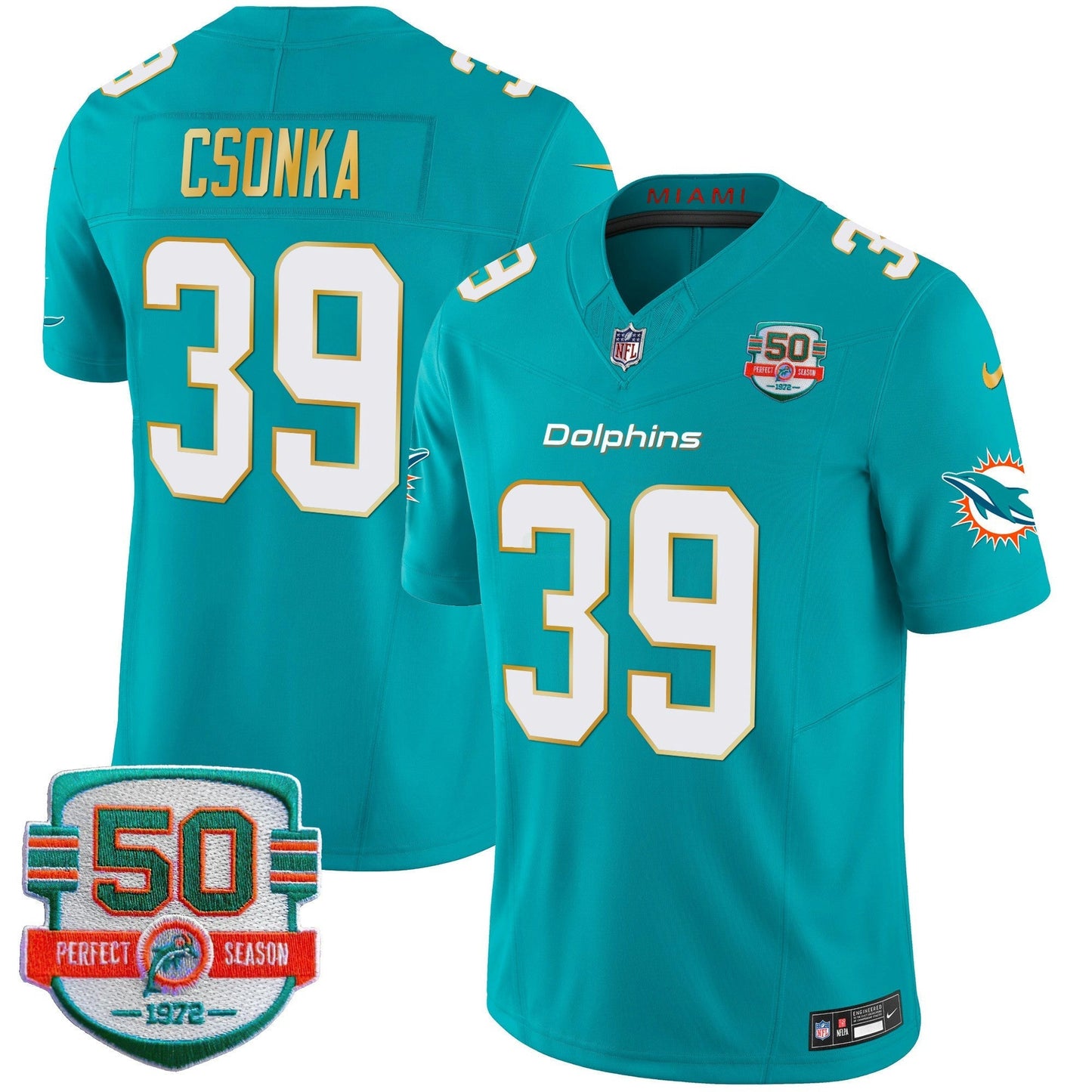 Camisa NFL Men’s Gold Trim Vapor Limited Jersey