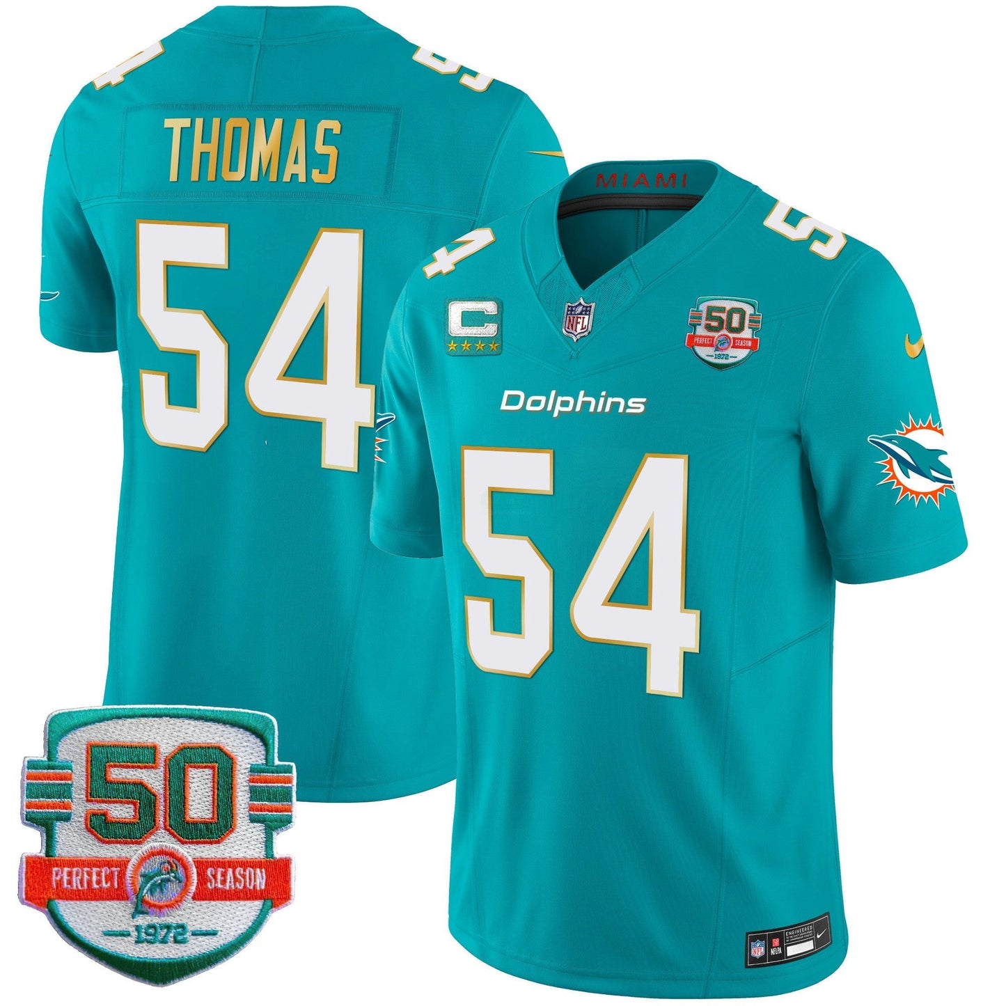 Camisa NFL Men’s Gold Trim Vapor Limited Jersey