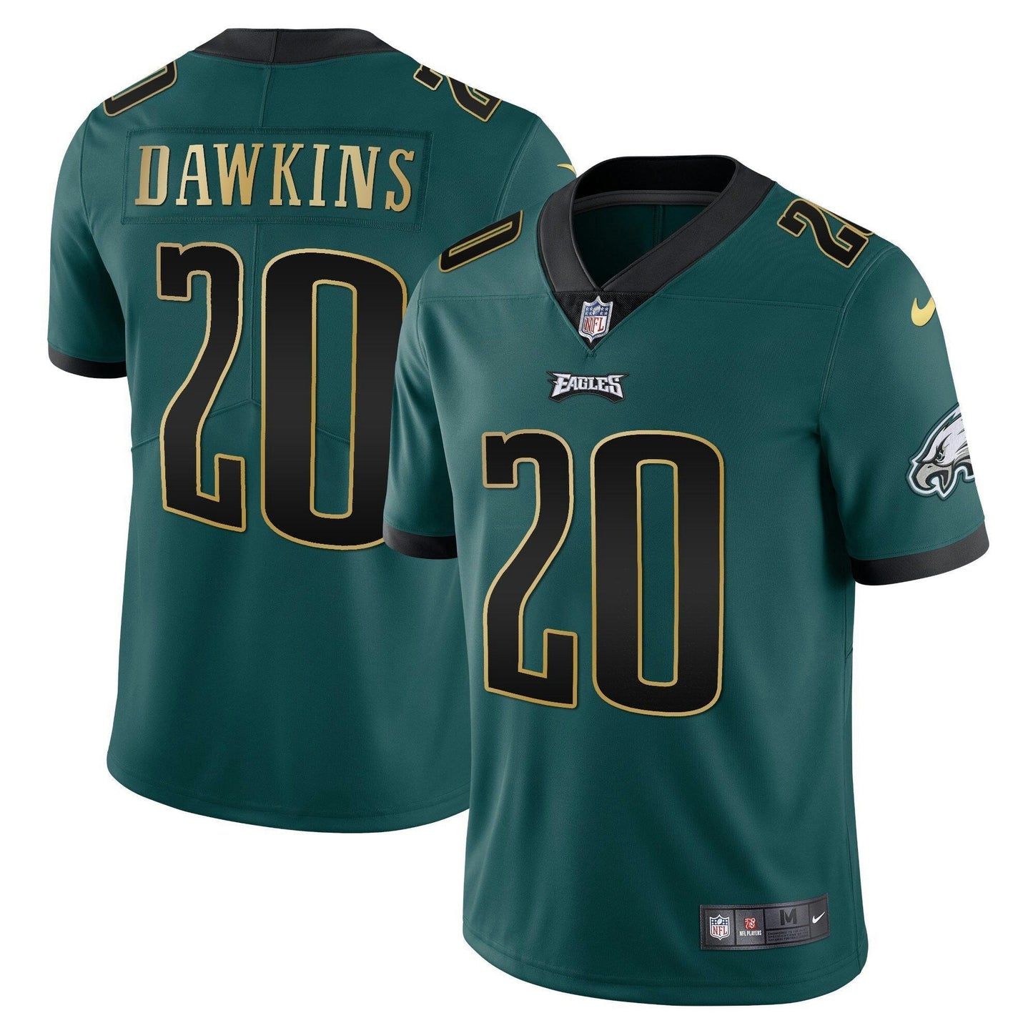 Camisa NFL Men’s Gold Trim Vapor Player Jersey