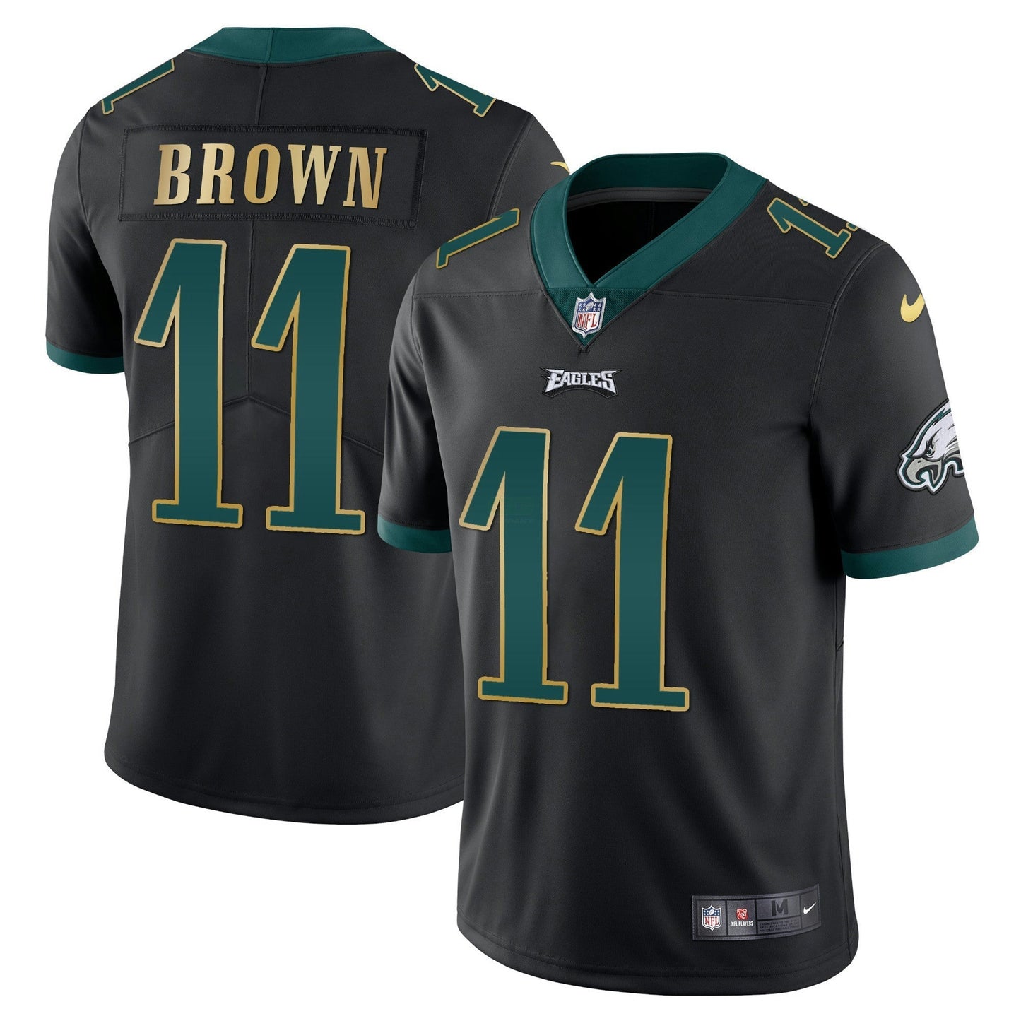 Camisa NFL Men’s Gold Trim Vapor Player Jersey