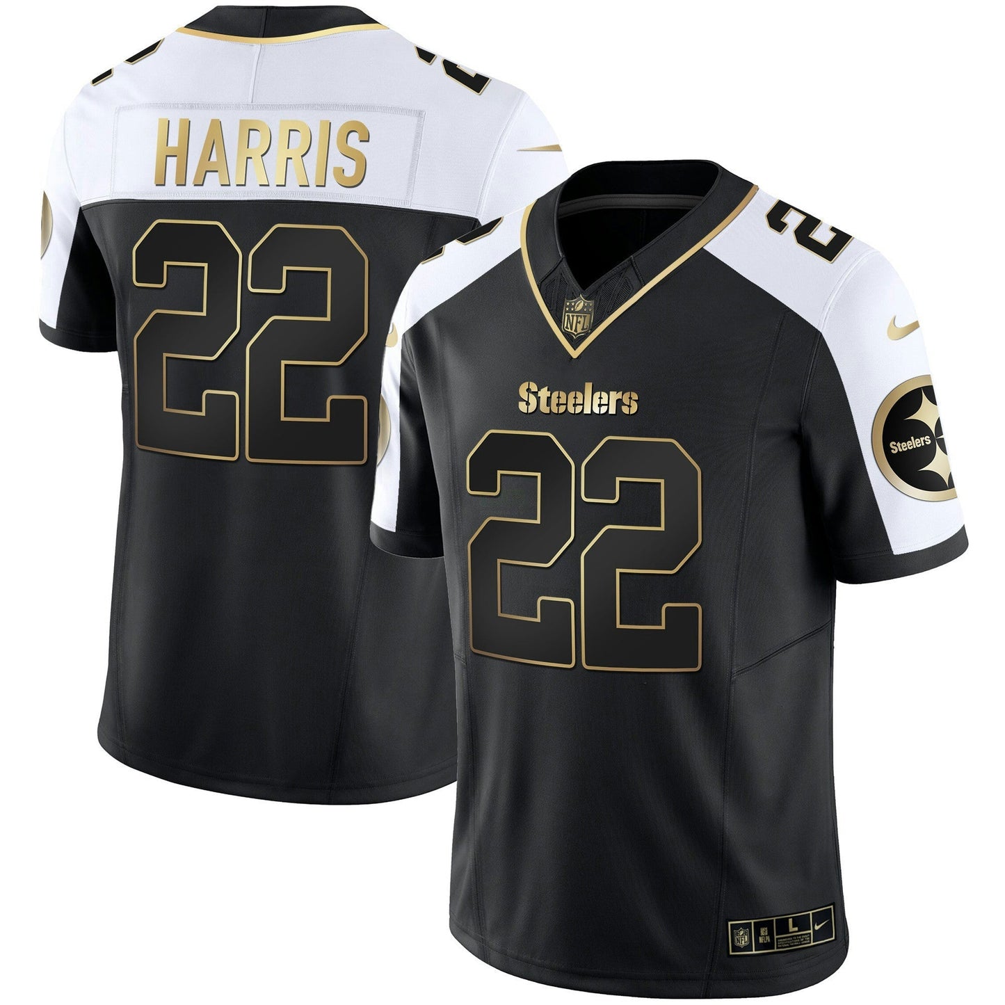 Camisa NFL Pittsburgh Steelers Men’s Gold Vapor Jersey