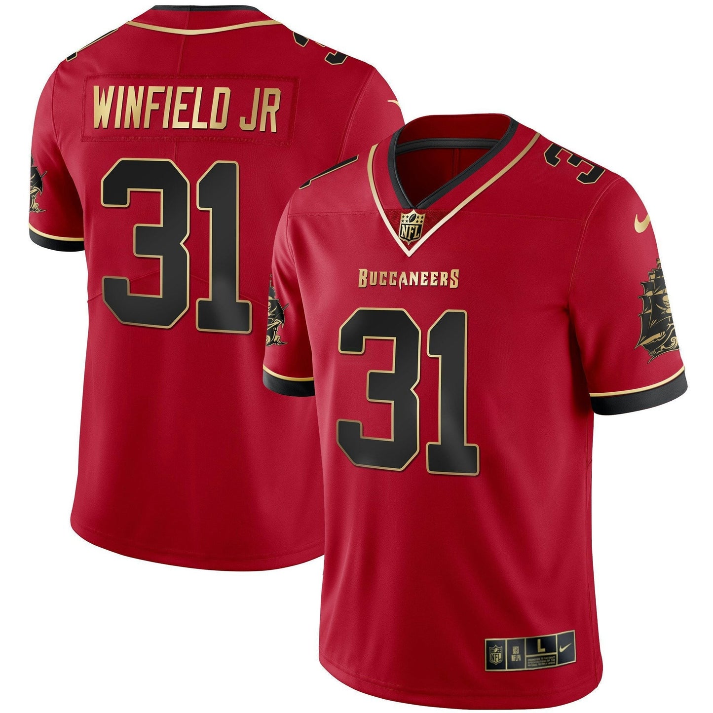 Camisa NFL Tampa Bay Buccaneers Men’s Gold Vapor Jersey