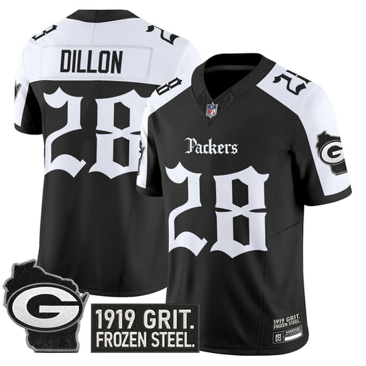 Camisa NFL Men’s Green Bay ‘Gothic Frozen Tundra Edition’ Vapor Limited Jersey