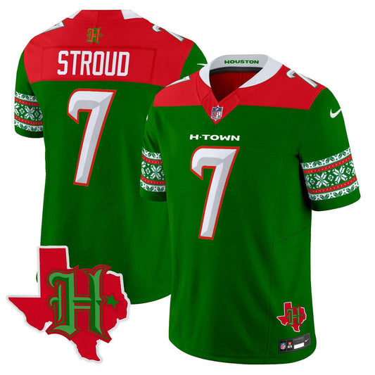 Camisa NFL Men’s Houston 2024 Christmas Vapor Limited Jersey