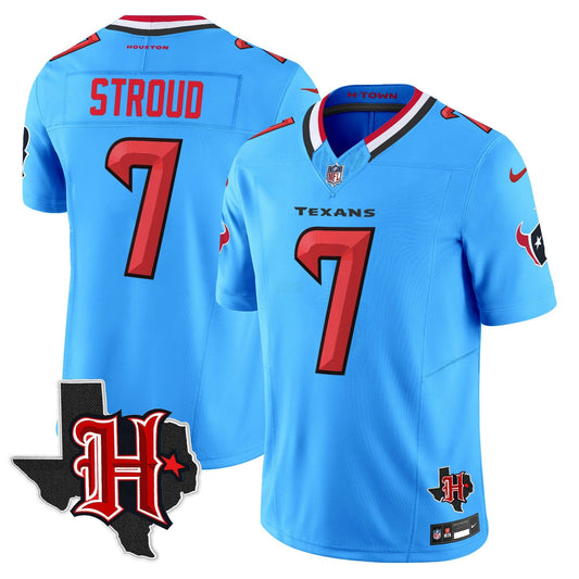 Camisa NFL Men’s Houston 2024 Texas Patch Vapor Limited Jersey V5