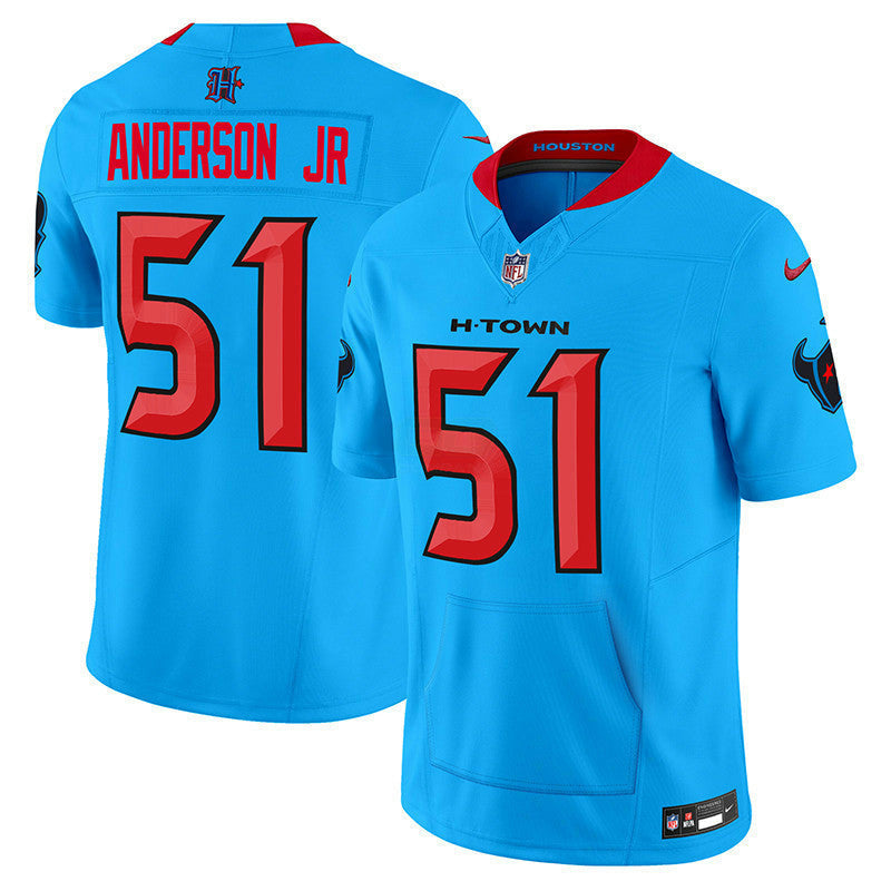 Camisa NFL Men’s Houston 2024 Vapor Hand Warmer Jersey