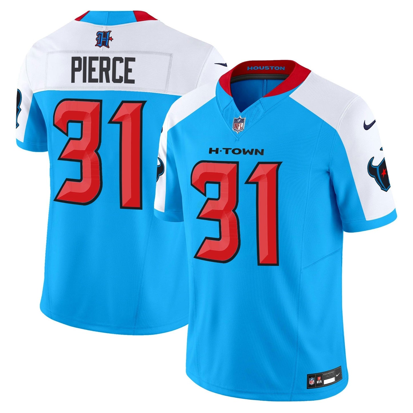 Camisa NFL Men’s Houston 2024 Vapor Limited Azul Jersey