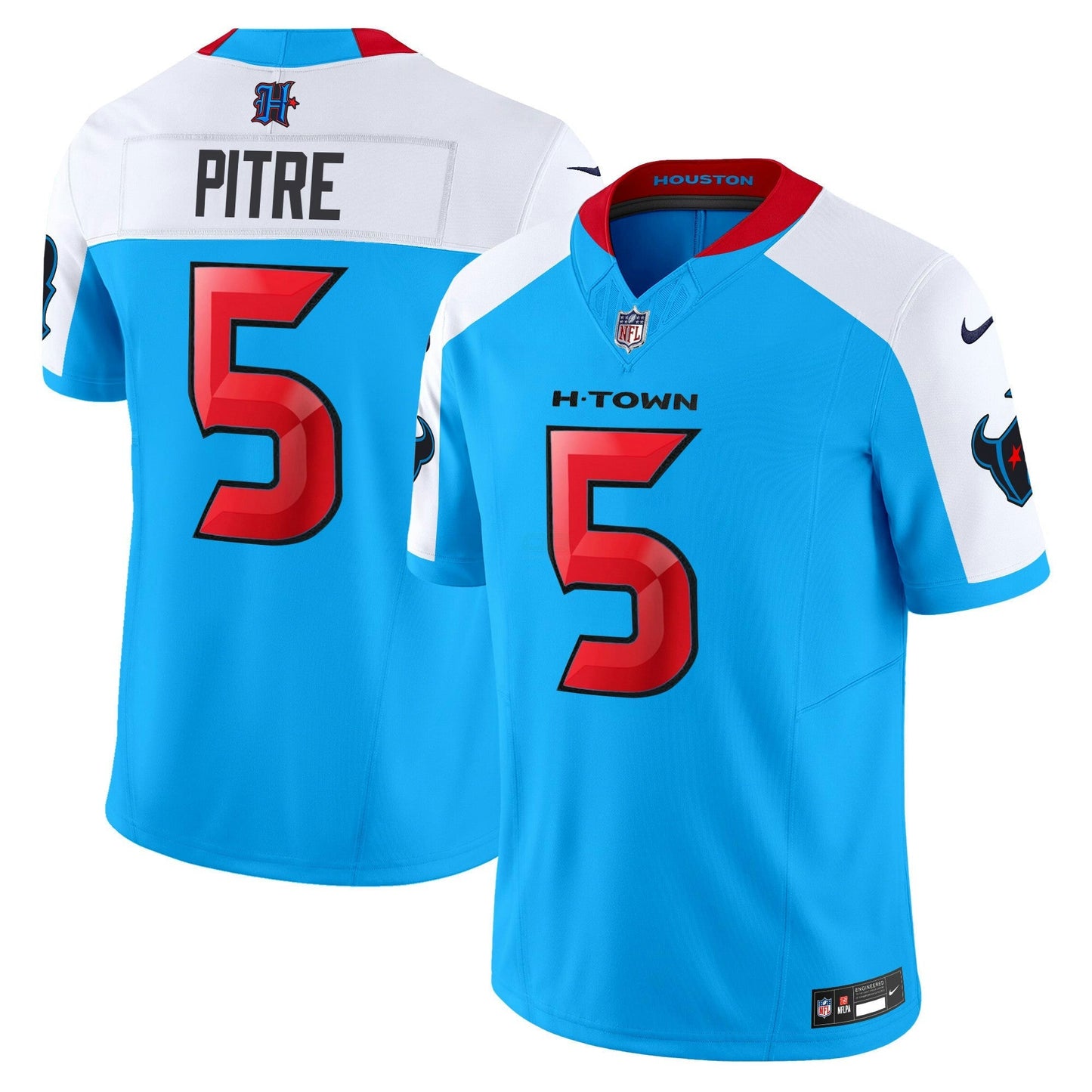 Camisa NFL Men’s Houston 2024 Vapor Limited Azul Jersey
