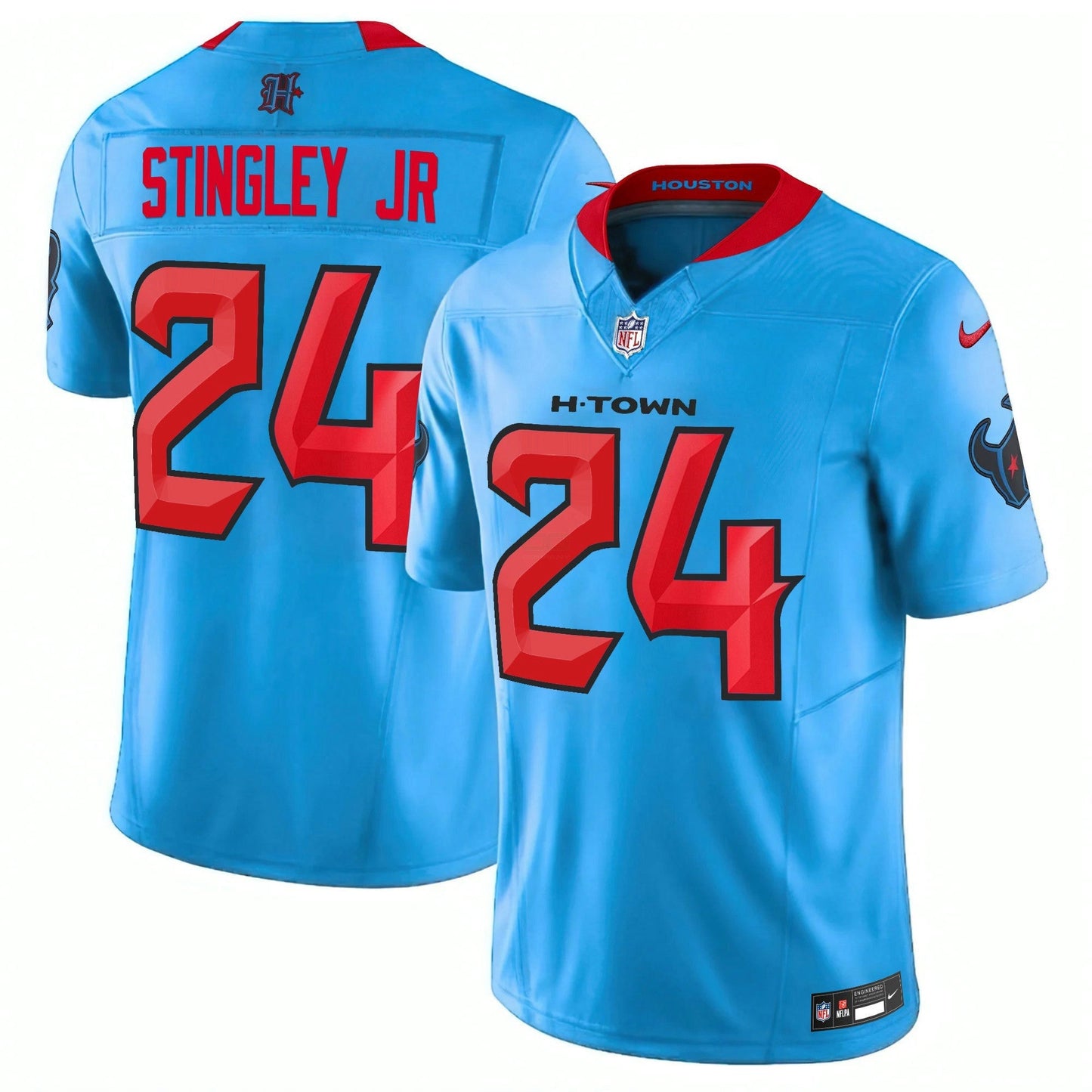 Camisa NFL Men’s Houston 2024 Vapor Limited Azul Jersey