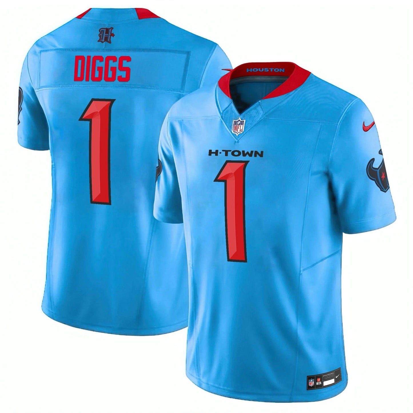 Camisa NFL Men’s Houston 2024 Vapor Limited Azul Jersey