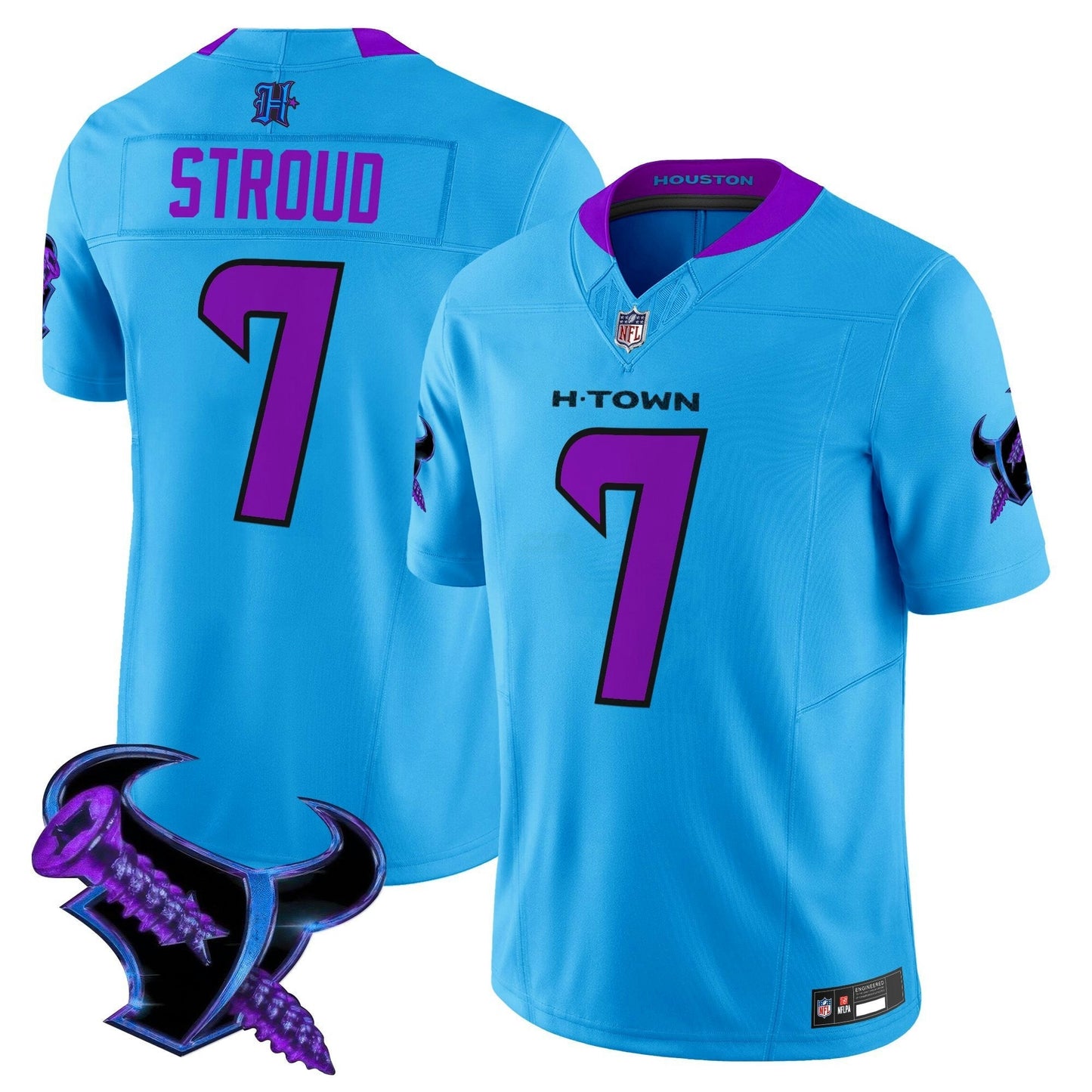 Camisa NFL Men’s Houston 2025 DJ Screw Vapor Limited Jersey