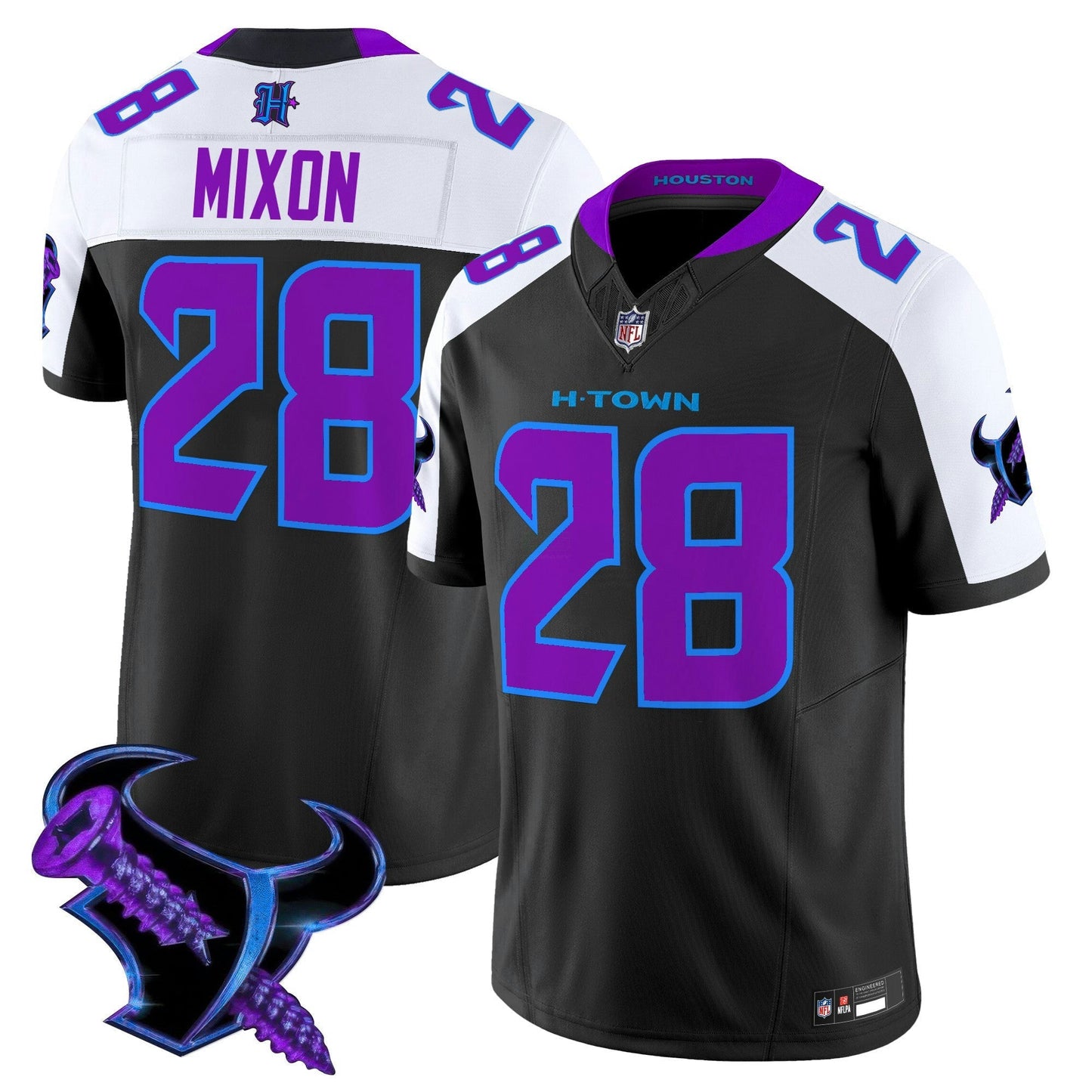 Camisa NFL Men’s Houston 2025 DJ Screw Vapor Limited Jersey