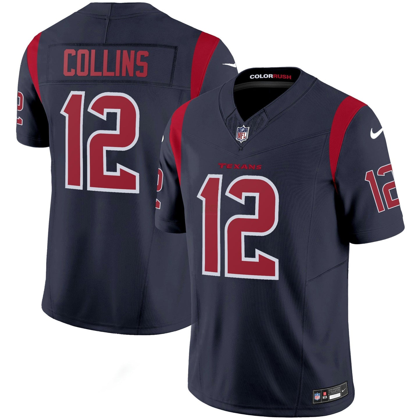 Camisa NFL Men’s Houston Color Rush Legend Vapor Jersey