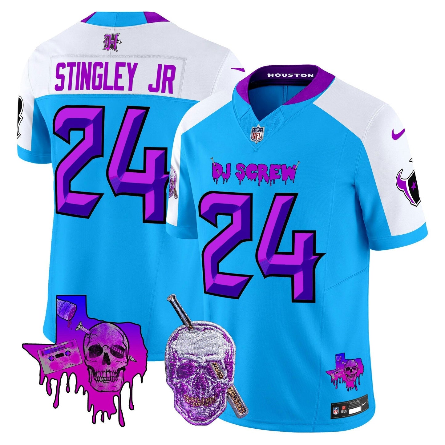 Camisa NFL Men’s Houston DJ Screw Vapor Limited Jersey