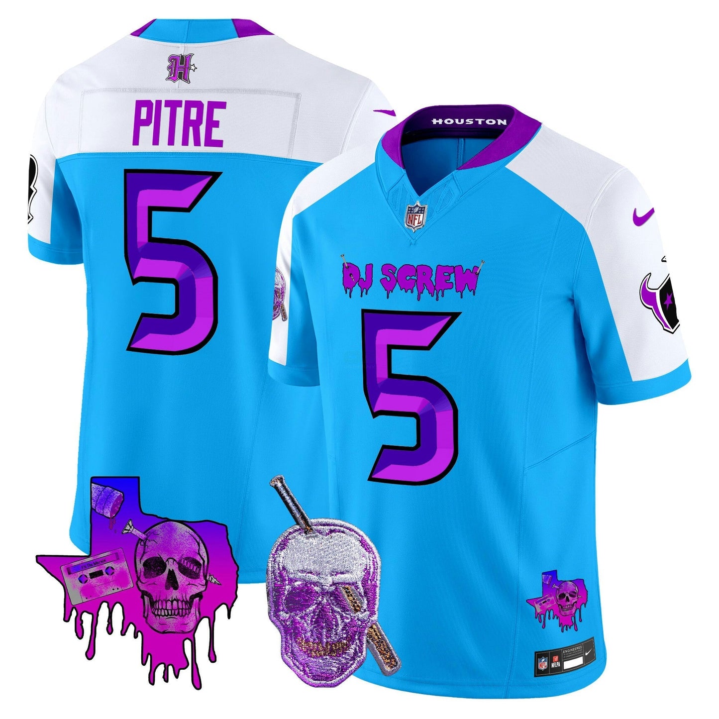 Camisa NFL Men’s Houston DJ Screw Vapor Limited Jersey