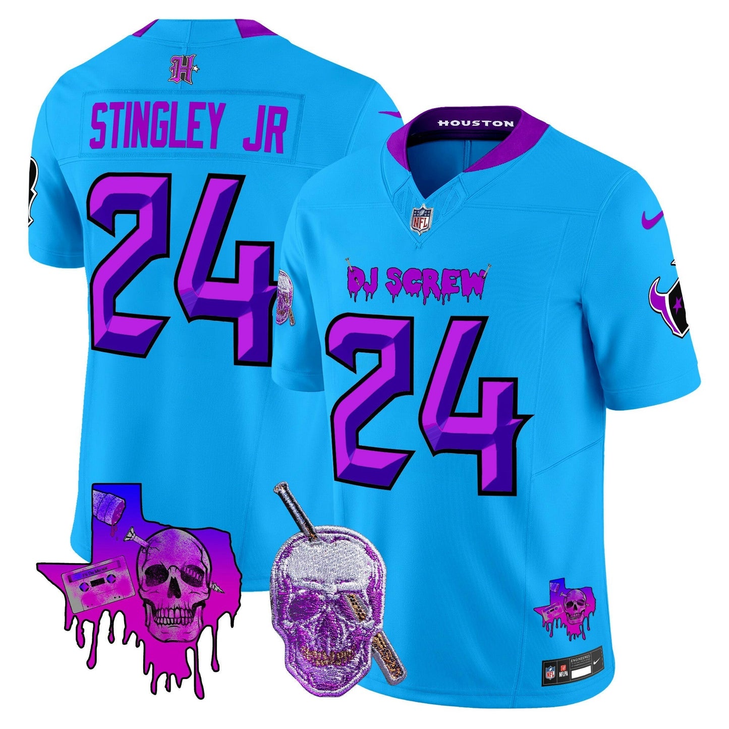 Camisa NFL Men’s Houston DJ Screw Vapor Limited Jersey