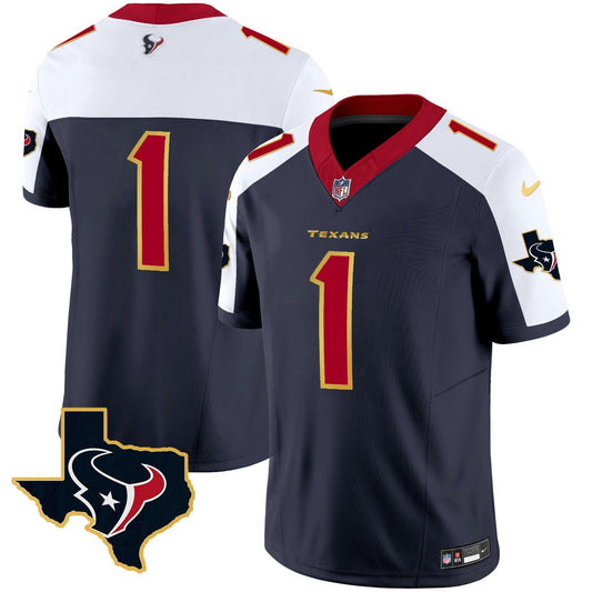 Camisa NFL Men’s Houston Gold Trim Vapor Jersey