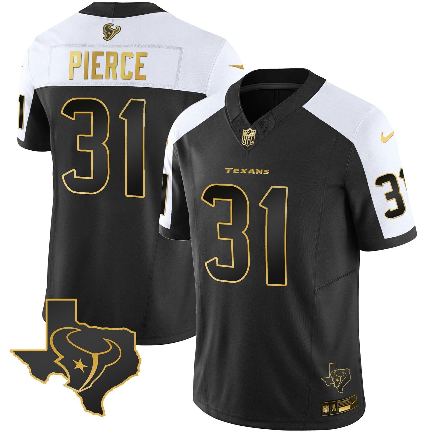 Camisa NFL Men’s Houston Gold Vapor Limited Jersey