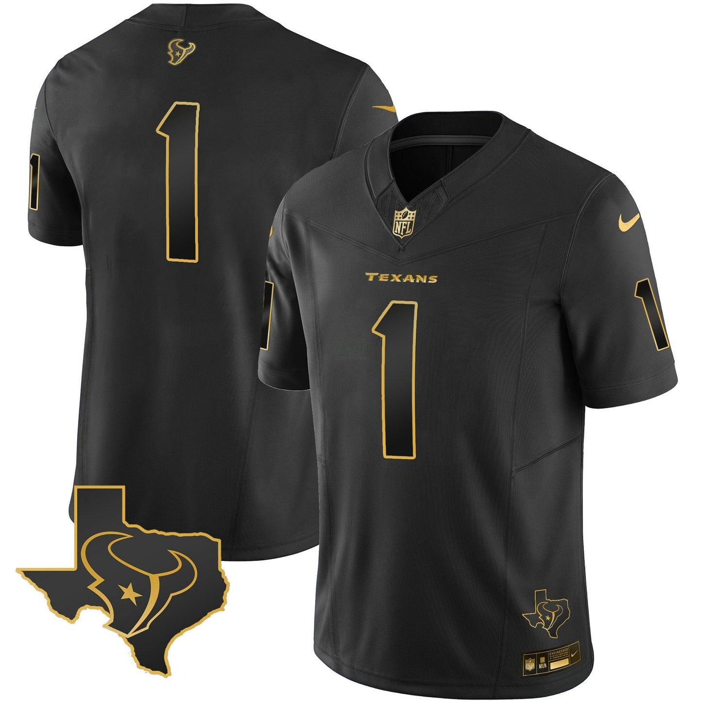 Camisa NFL Men’s Houston Gold Vapor Limited Jersey