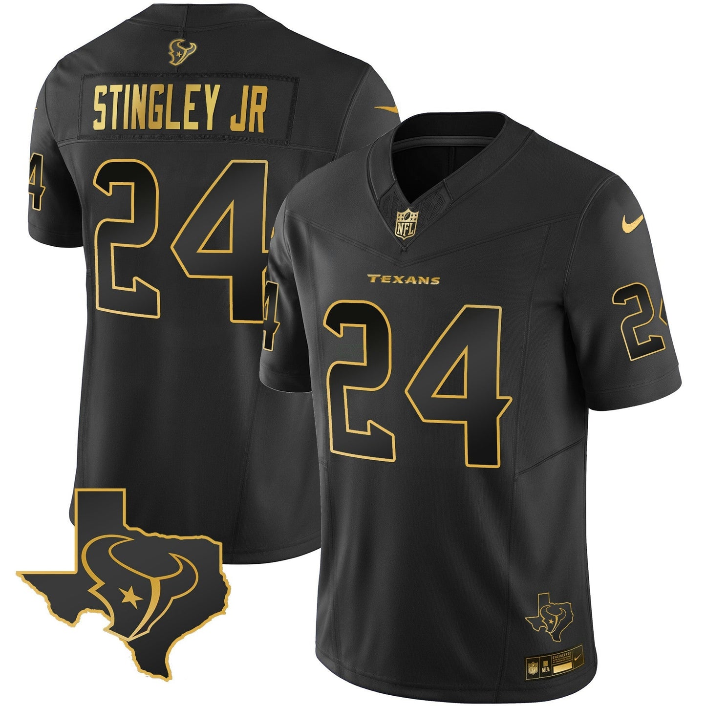 Camisa NFL Men’s Houston Gold Vapor Limited Jersey