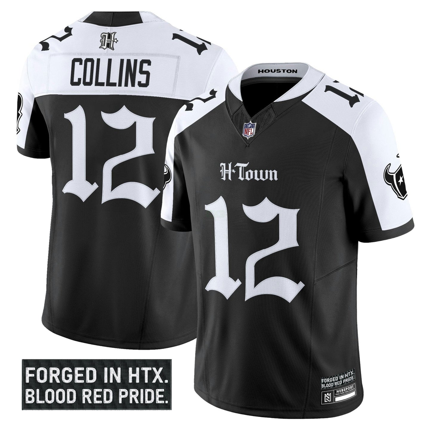Camisa NFL Men’s Houston ‘Gothic Lone Star Shadows Edition’ Vapor Limited Jersey