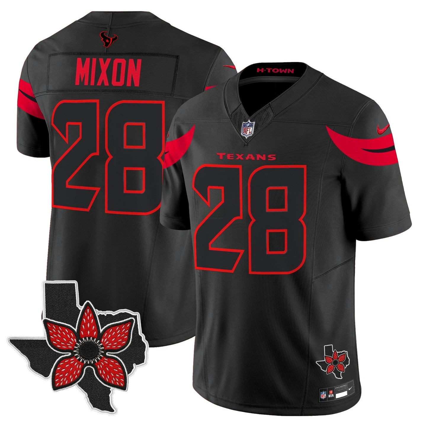 Camisa NFL Men’s Houston ‘Stranger Things Edition’ Vapor Limited Jersey