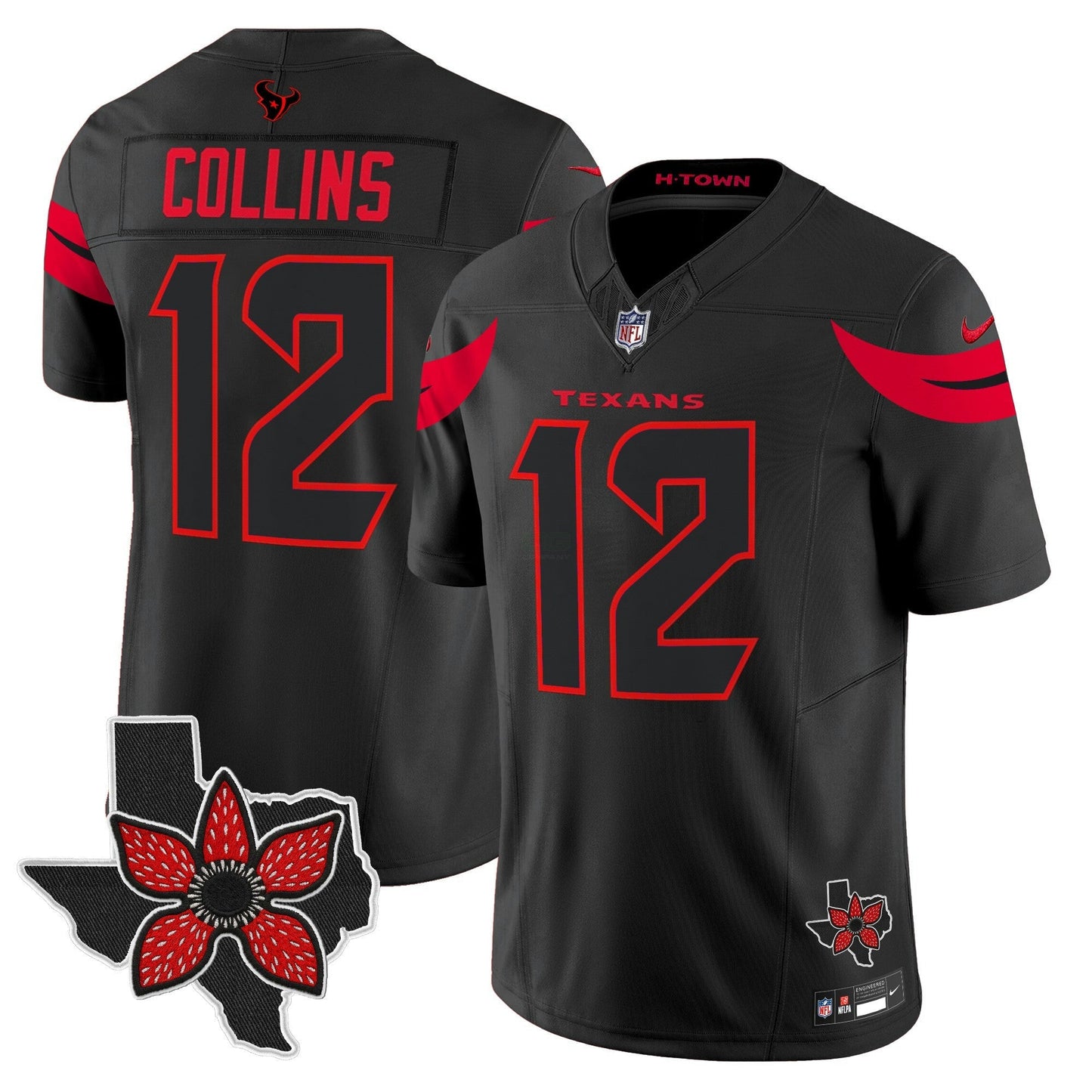 Camisa NFL Men’s Houston ‘Stranger Things Edition’ Vapor Limited Jersey