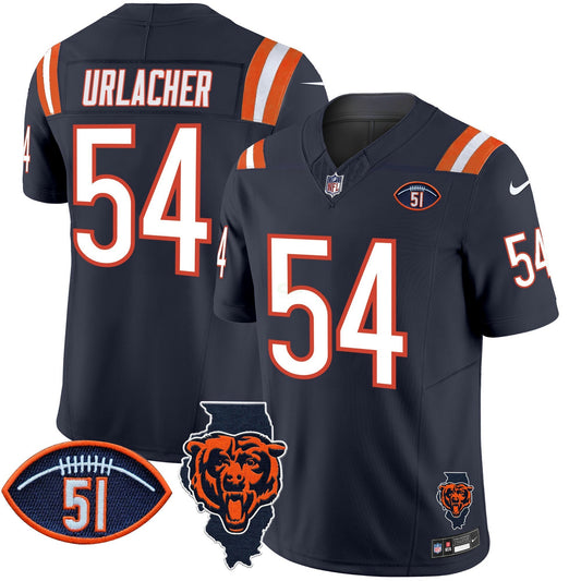 Camisa NFL Men’s Illinois Patch Vapor Limited Jersey V2