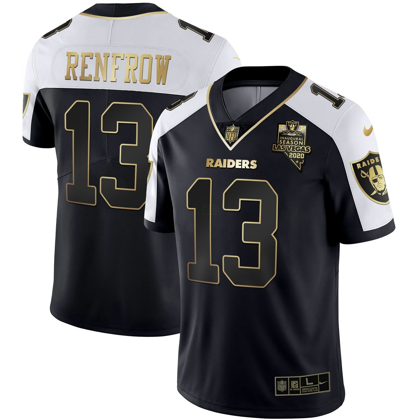Camisa NFL Men’s Inaugural Season Patch Dourada & Split