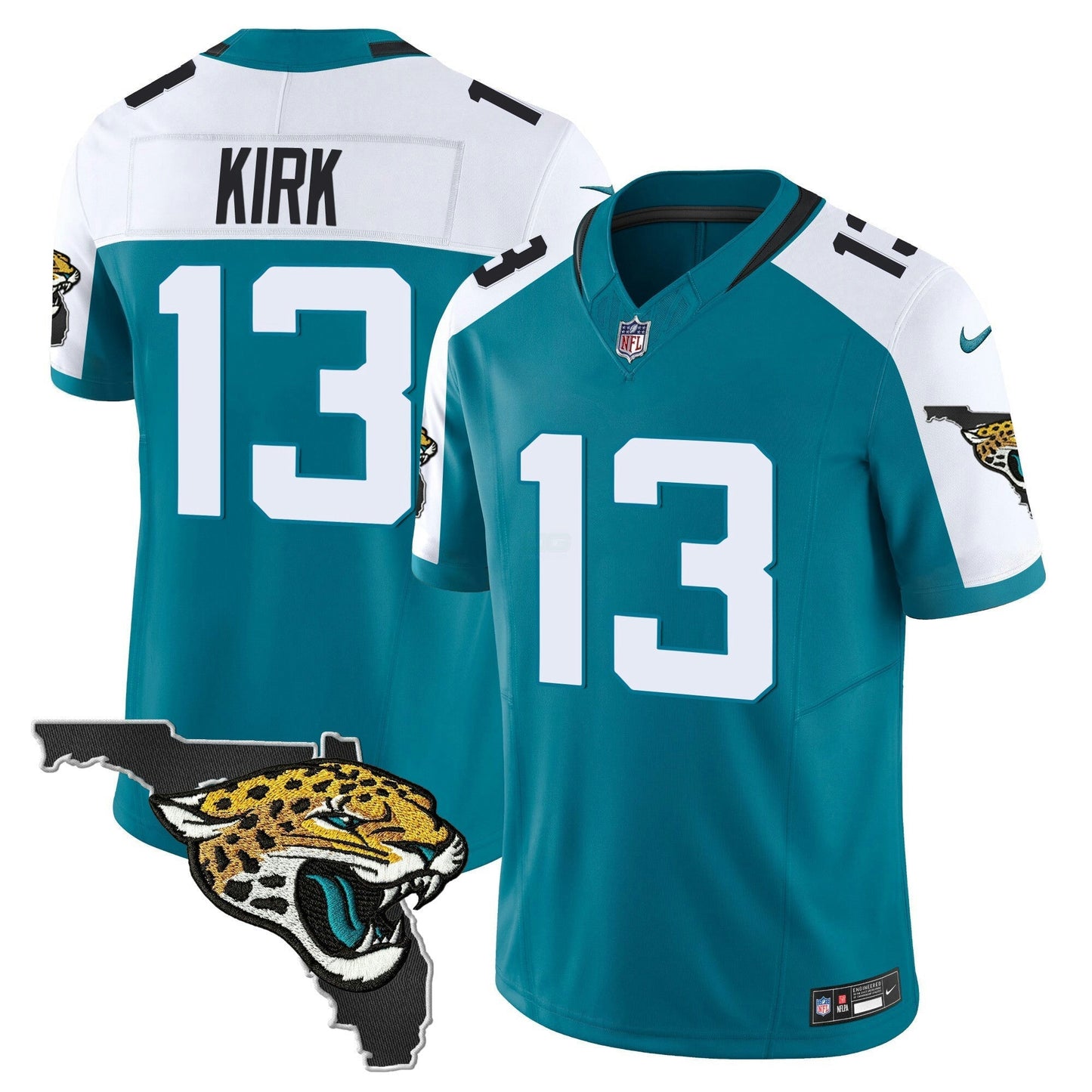 Camisa NFL Men’s Jacksonville Florida Patch Vapor Jersey