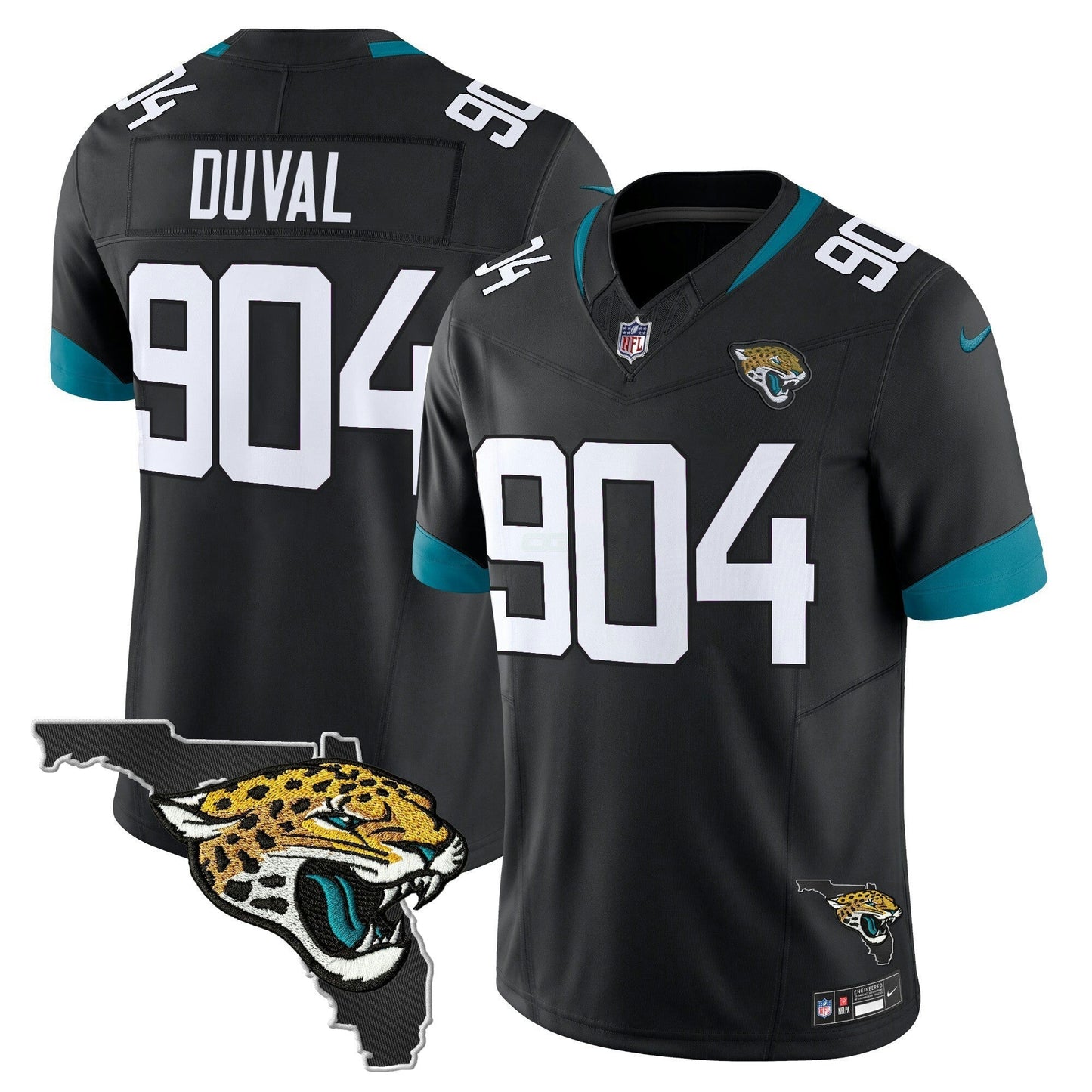 Camisa NFL Men’s Jacksonville Florida Patch Vapor Jersey