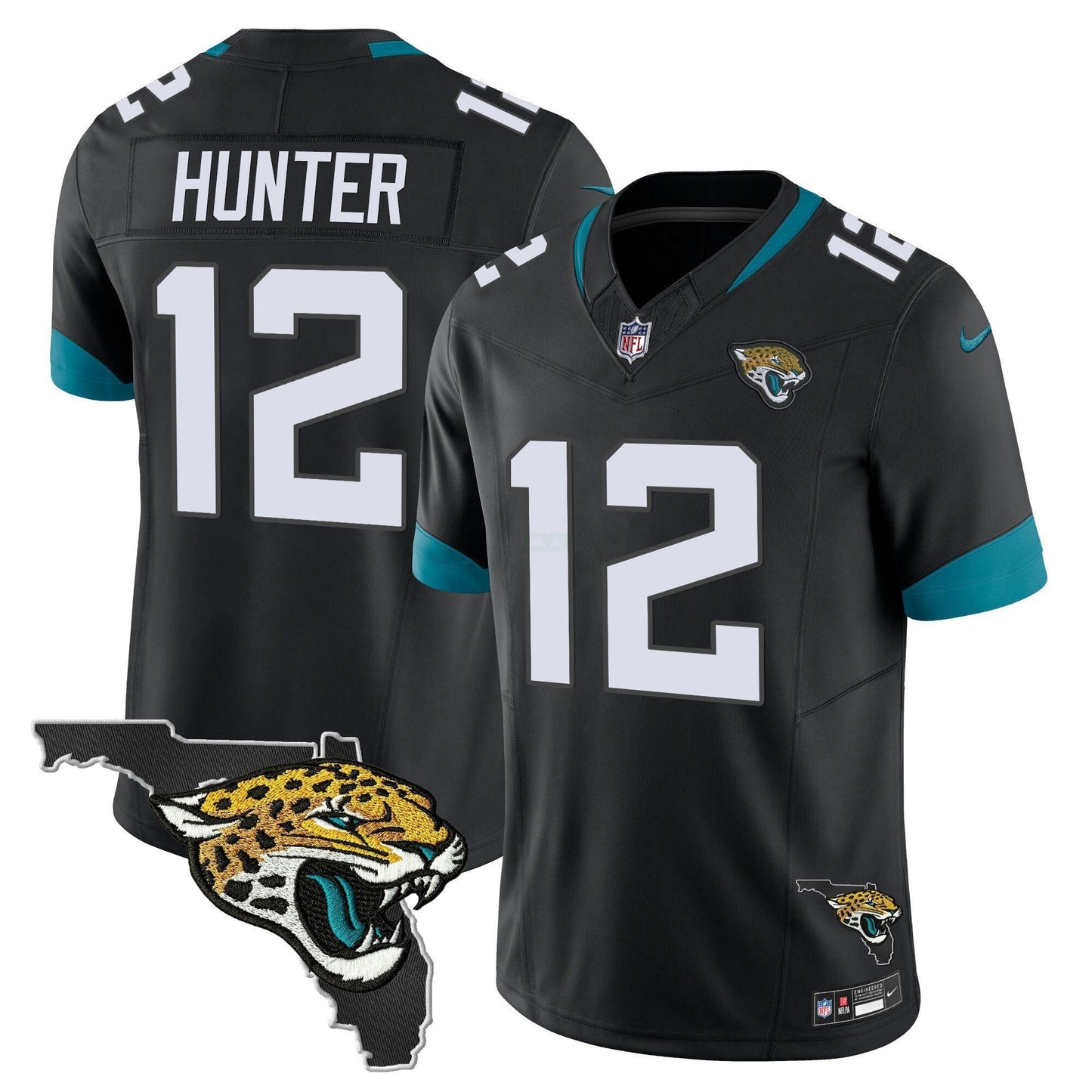 Camisa NFL Men’s Jacksonville Florida Patch Vapor Jersey