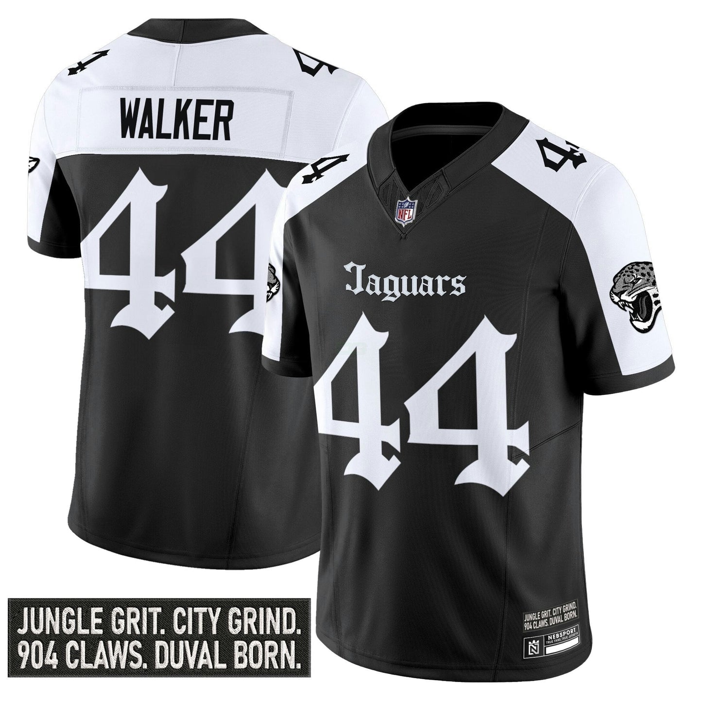 Camisa NFL Men’s Jacksonville ‘Gothic Duvall Shadows Edition’ Vapor Jersey