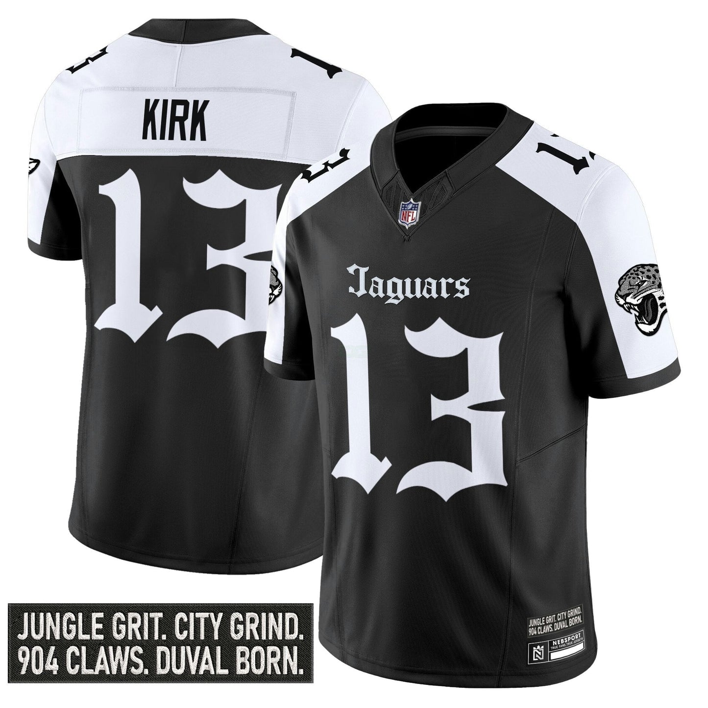 Camisa NFL Men’s Jacksonville ‘Gothic Duvall Shadows Edition’ Vapor Jersey