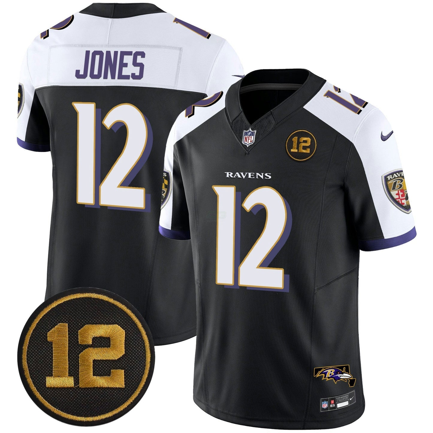 Camisa NFL Men’s Jacoby Jones Patch Vapor Limited Jersey