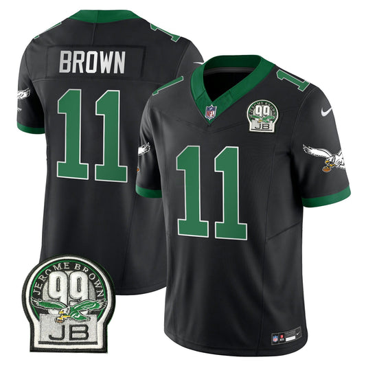 Camisa NFL Men’s Jerome Brown Patch Kelly Green Alternativa Jersey